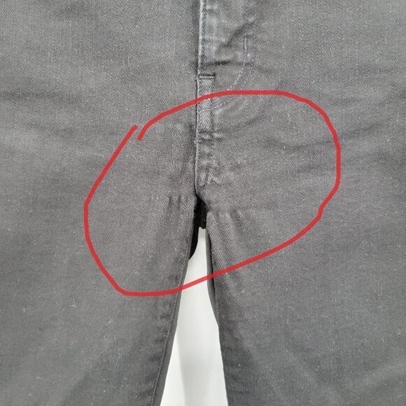 Madewell Women Black 10" High Rise Skinny Frayed Hem Jeans Size 24 - Picture 6 of 15